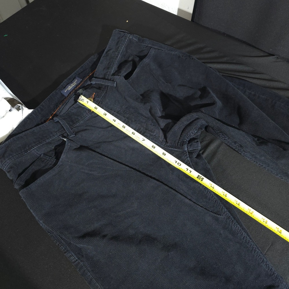 Banana Republic Vintage Straight Mens 33x30 Navy Blue Corduroy Pants 858817-03 - Picture 3 of 11